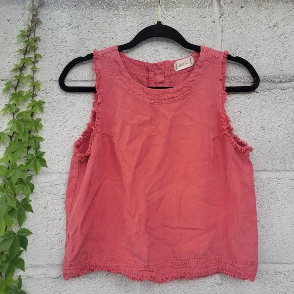 ALRT'D STATE Red Briar Button Back Tank Size Small - Picture 9 of 14